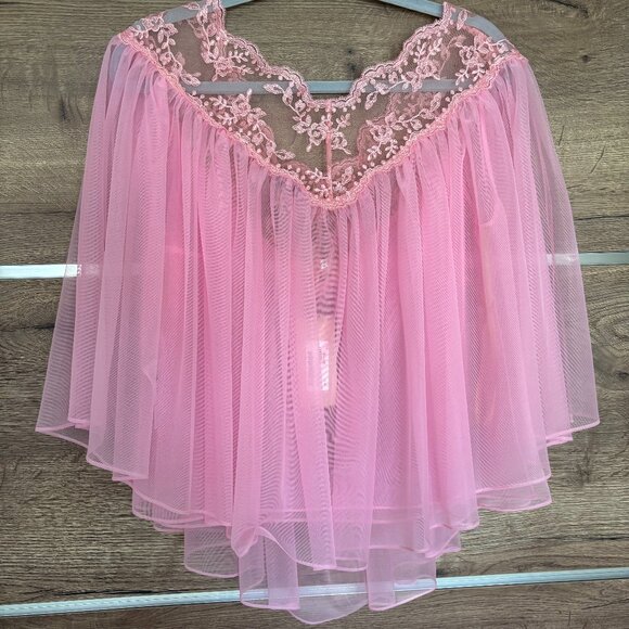 Christopher Kane Lace-trimmed Tulle Pink Top - Size 44IT/SZ 8 - NWT - Picture 2 of 15